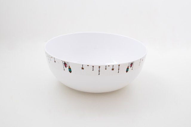 Serving Bowl with Serving Spoon and Fork Set of (  3 Pcs )