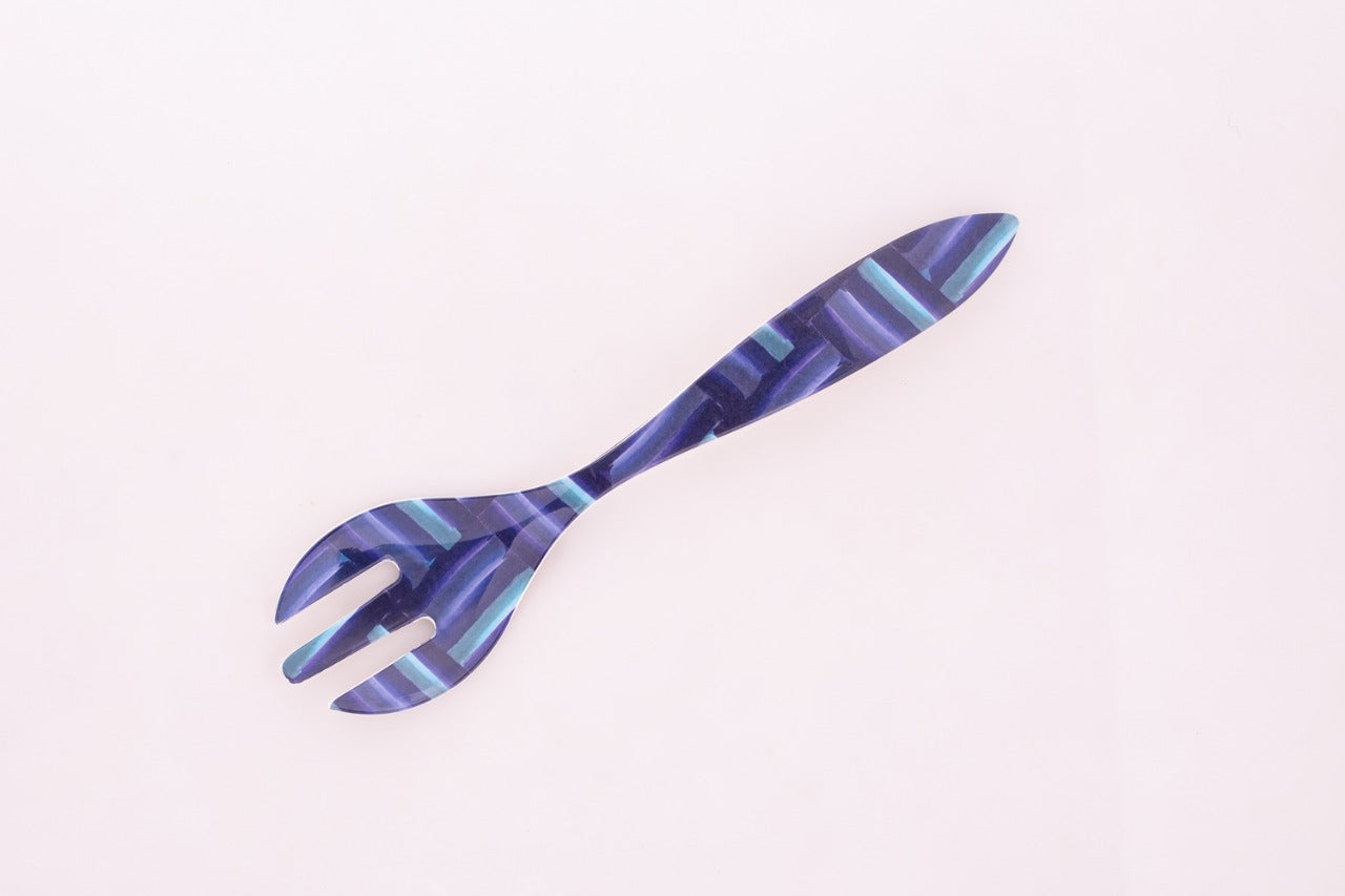 Serving Bowl with Serving Spoon and Fork Set of (  3 Pcs )