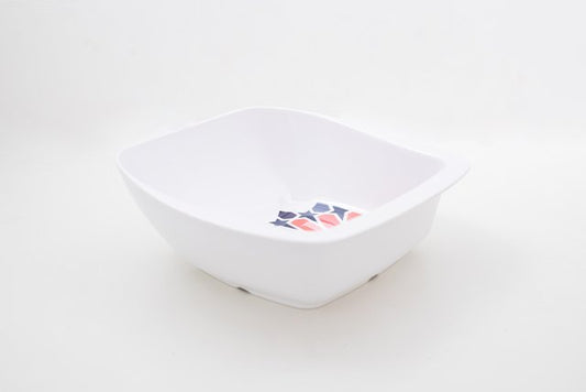 Square Serving Bowl  (Pack of 3 Pcs ) With fork and spoon