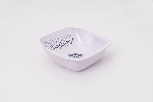 Square Serving Bowl  (Pack of 3 Pcs ) With fork and spoon