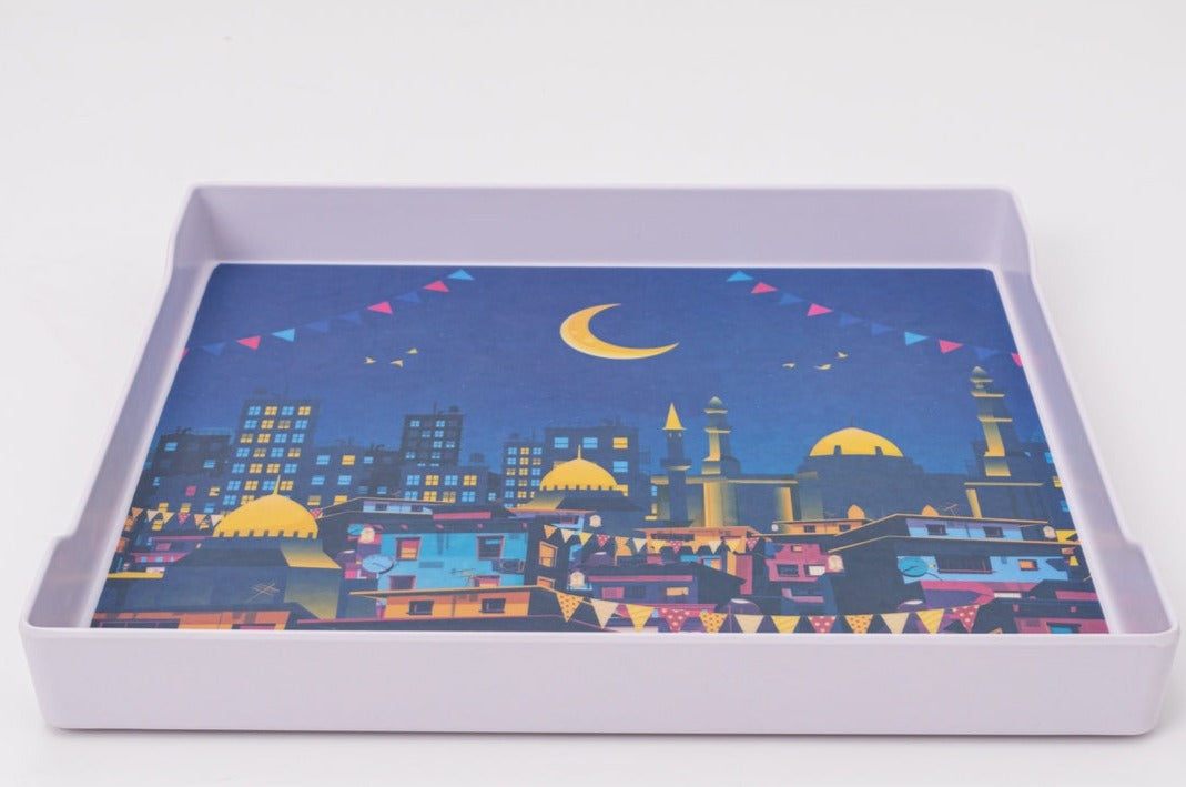 Matt Square Tray Set of   ( 1 pieces