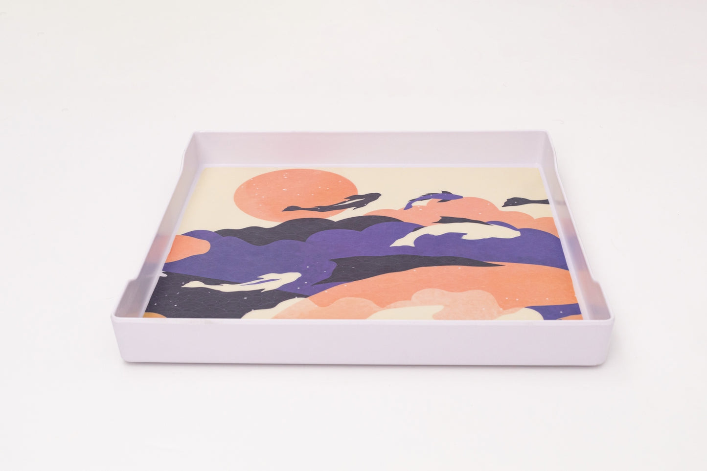 Matt Square Tray Set of   ( 1 pieces )