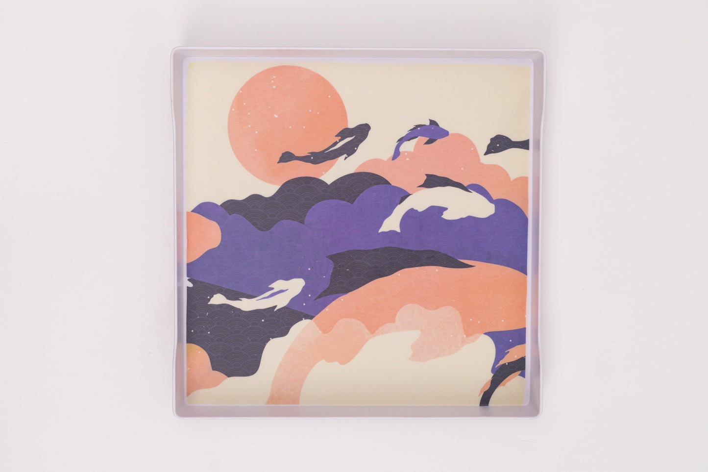 Matt Square Tray Set of   ( 1 pieces )