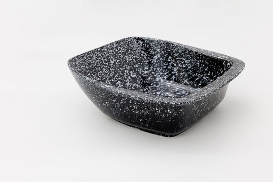 Large Square serving bowl  with fork and spoon  Pack of 3 Pcs