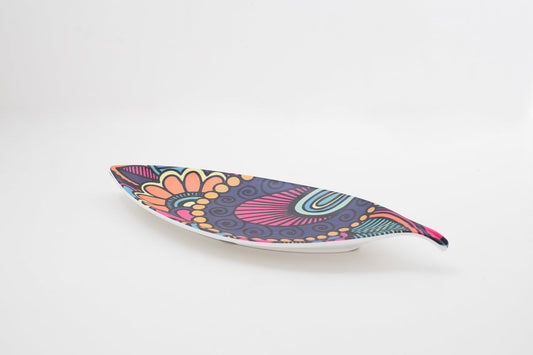 Matt Leaf Serving Plate (2 pieces)