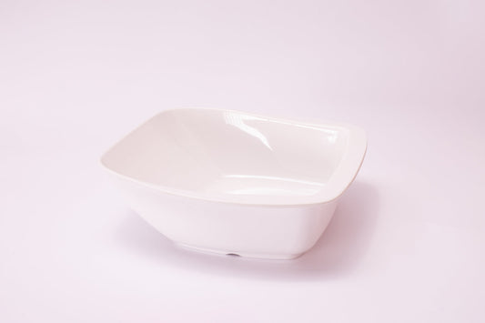 Square Serving Bowl  (Pack of 3 Pcs ) With fork and spoon