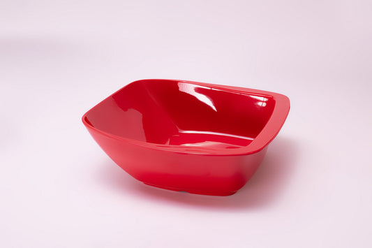 Square Serving Bowl  (Pack of 3 Pcs ) With fork and spoon