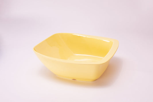 Square Serving Bowl  (Pack of 3 Pcs ) With fork and spoon