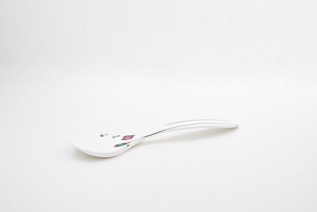 Serving Bowl with Serving Spoon and Fork Set of (  3 Pcs )