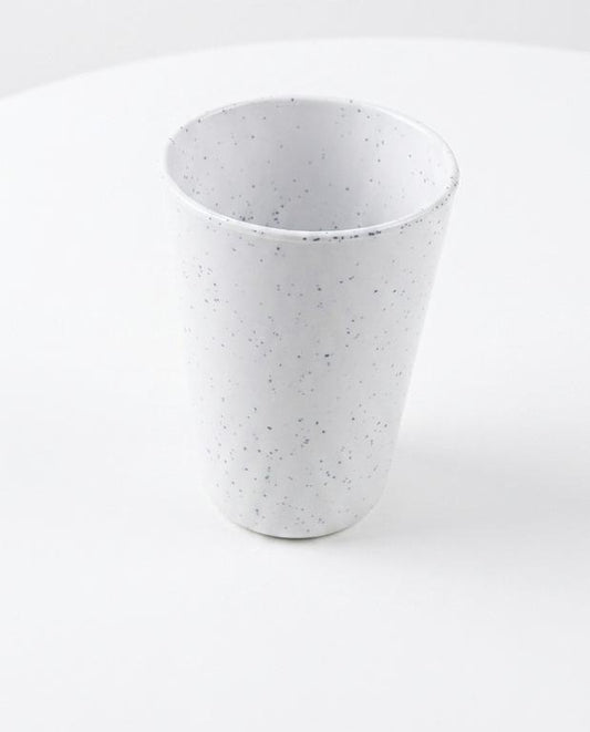 Bright designs Large melamine Cup 13 *9cm White with Dark blue Set of  ( 4 pieces )
