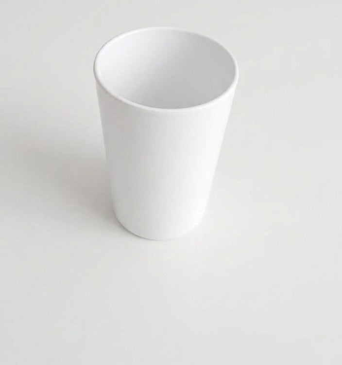 Bright designs Large melamine Cup 13 *9cm White Set of  ( 4 pieces )