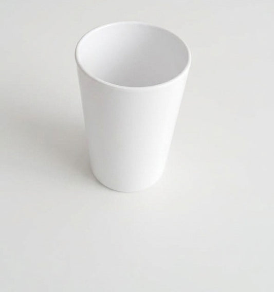 Bright designs Large melamine Cup 13 *9cm White Set of  ( 4 pieces )
