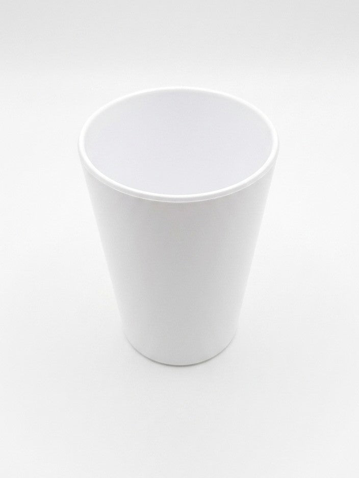 Large Melamine Cup 13 *9cm White Set of  ( 4 pieces )