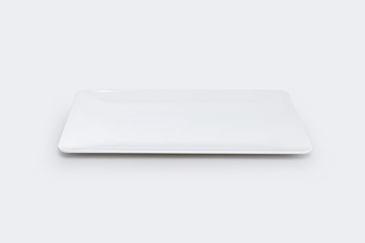 Melamine rectangle tray 40*25 cm  White Set of  (2 pieces )