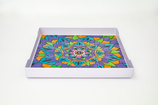 Matt Square Tray Set of   ( 1 pieces )