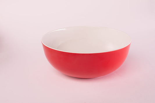 Serving Bowl with Serving Spoon and Fork Set of (  3 Pcs )